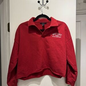 Oversized Drop Shoulder Long Sleeve Top